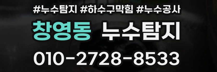 창영동 누수탐지업체
