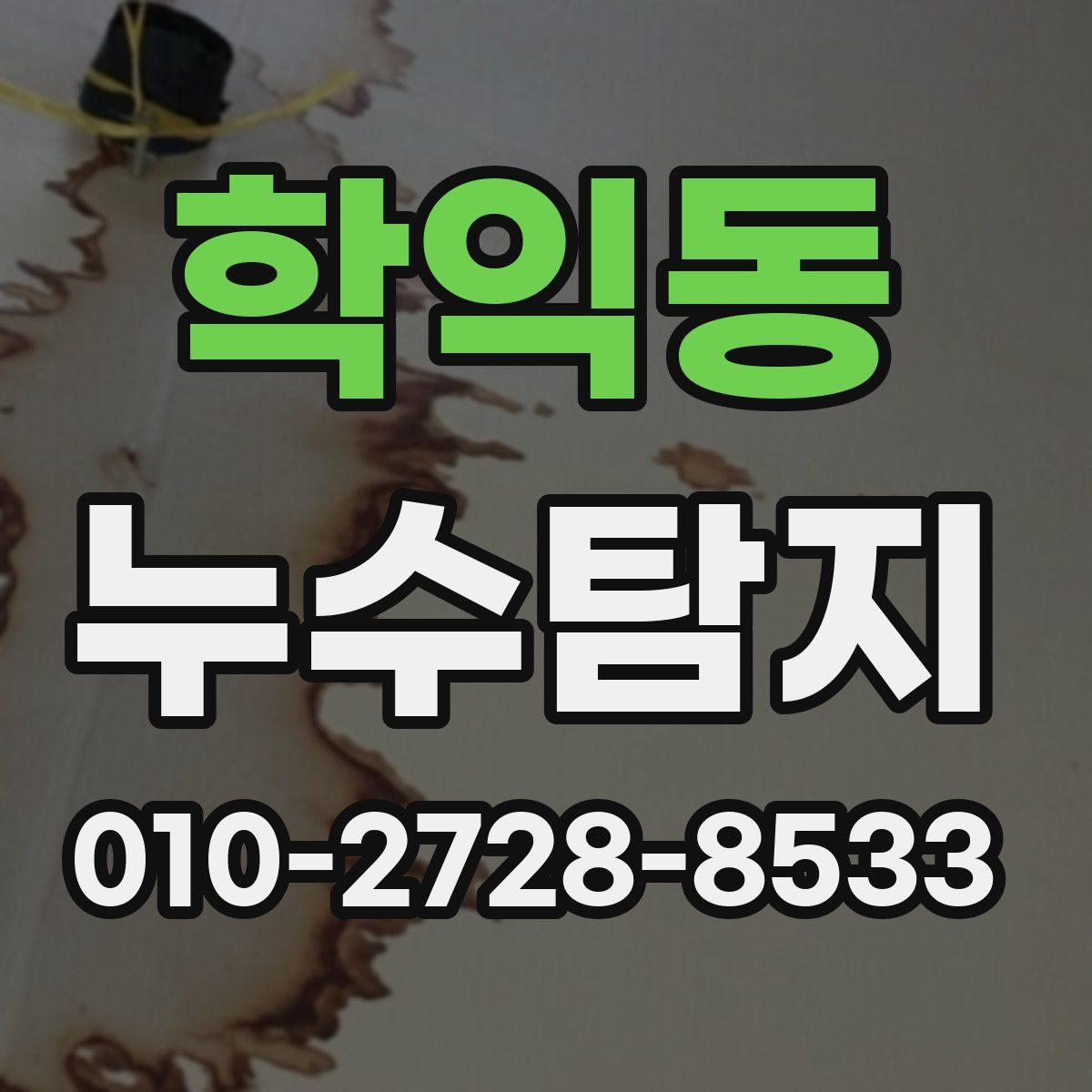 학익동 누수탐지