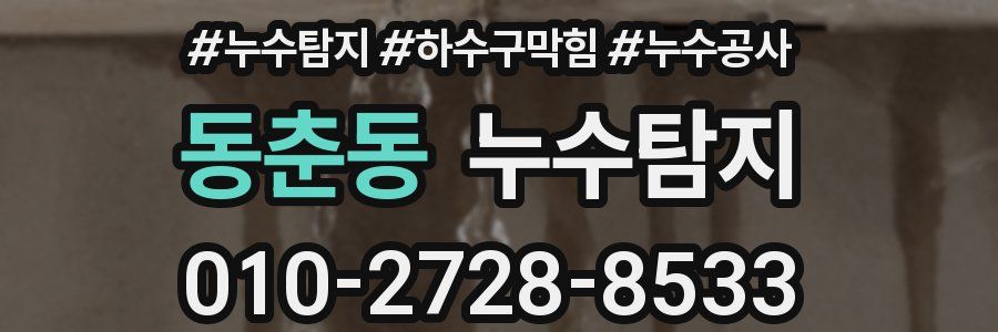동춘동 누수탐지업체