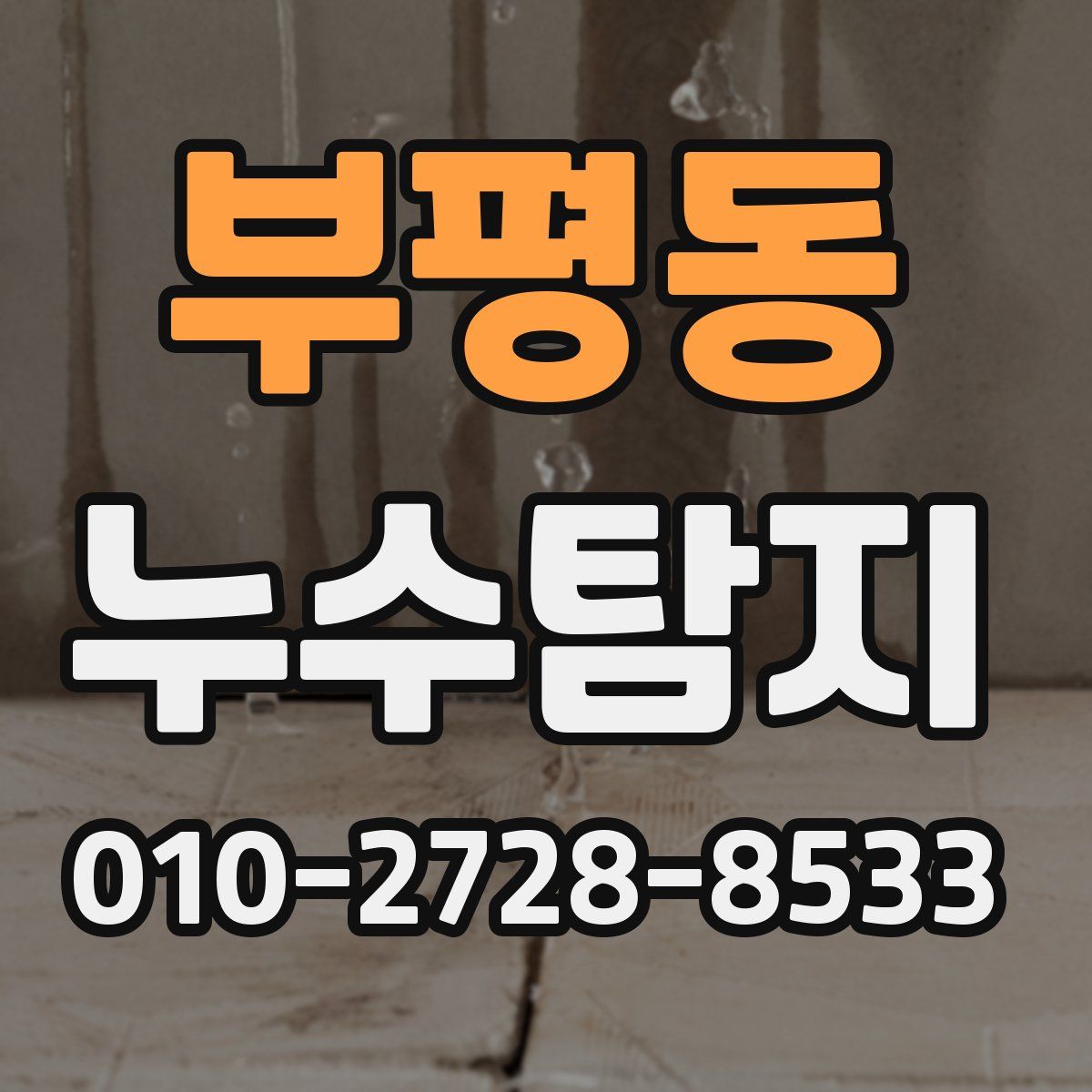 부평동 누수탐지