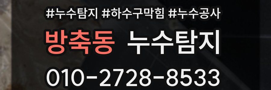방축동 누수탐지업체