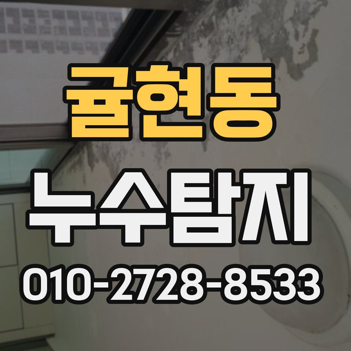 귤현동 누수탐지