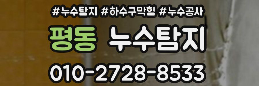 평동 누수탐지업체