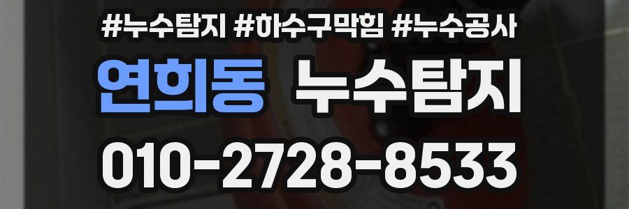 연희동 누수탐지업체