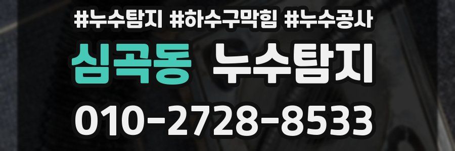 심곡동 누수탐지업체