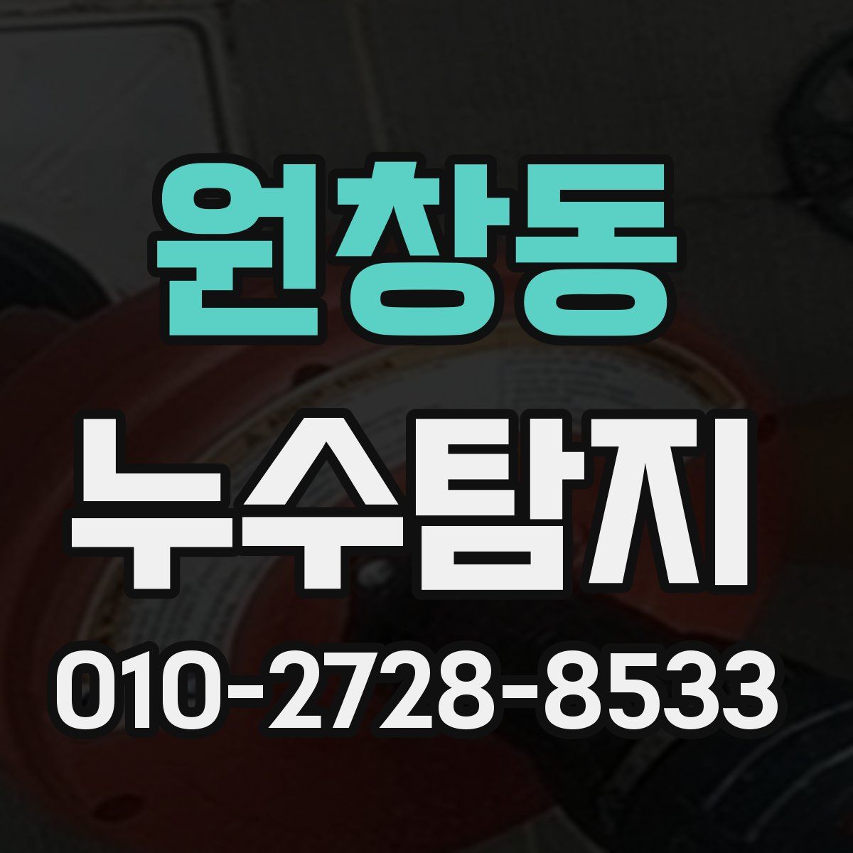 원창동 누수탐지
