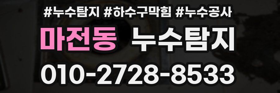 마전동 누수탐지업체