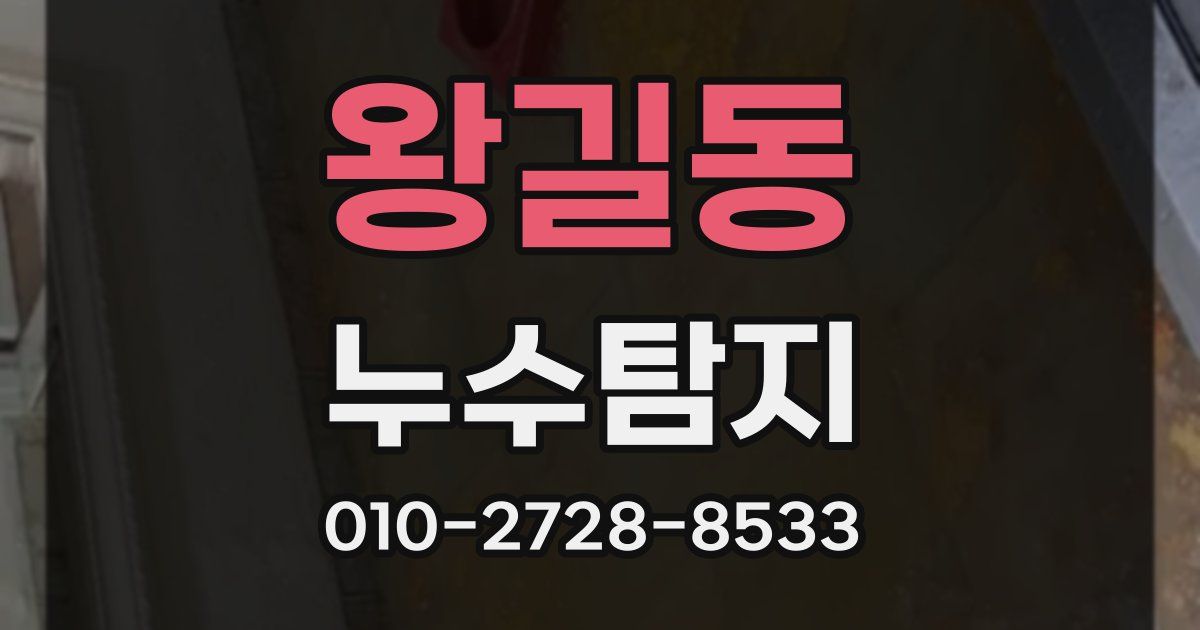 왕길동 누수공사