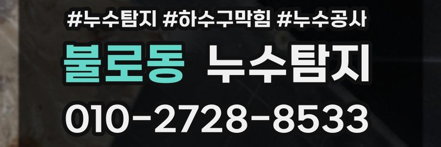 불로동 누수탐지업체