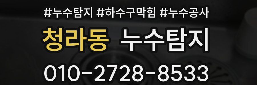 청라동 누수탐지업체