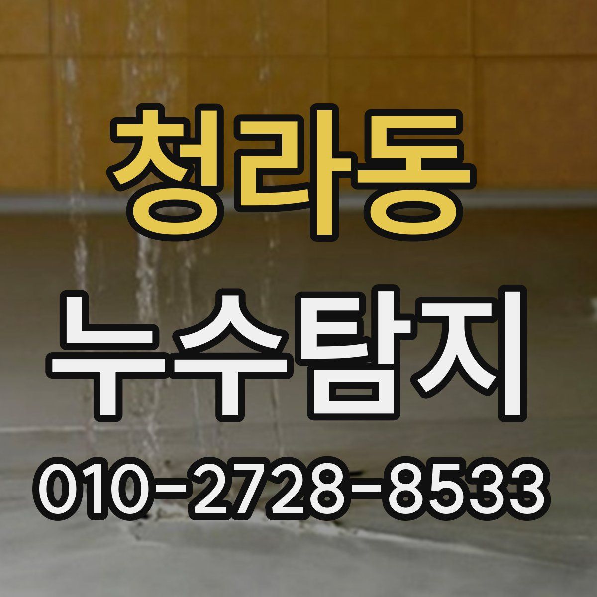 청라동 누수탐지