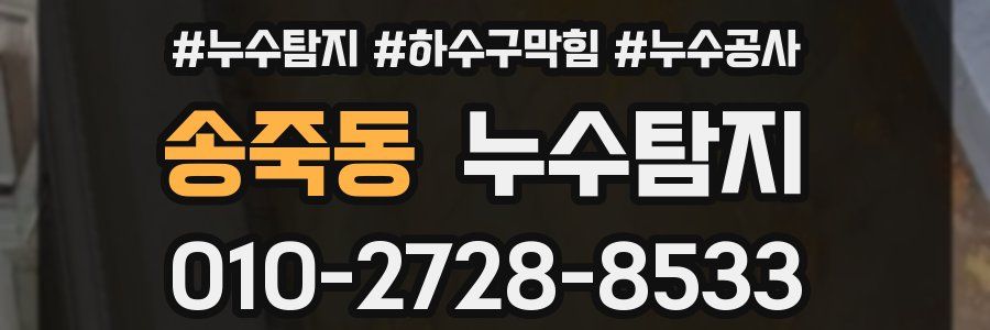 송죽동 누수탐지업체