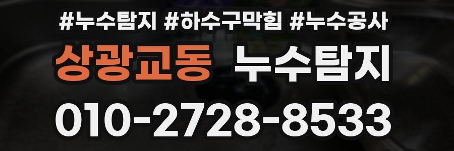 상광교동 누수탐지업체