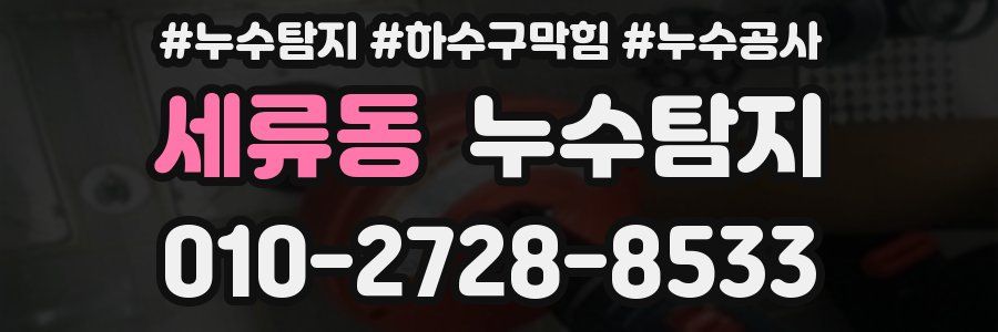 세류동 누수탐지업체