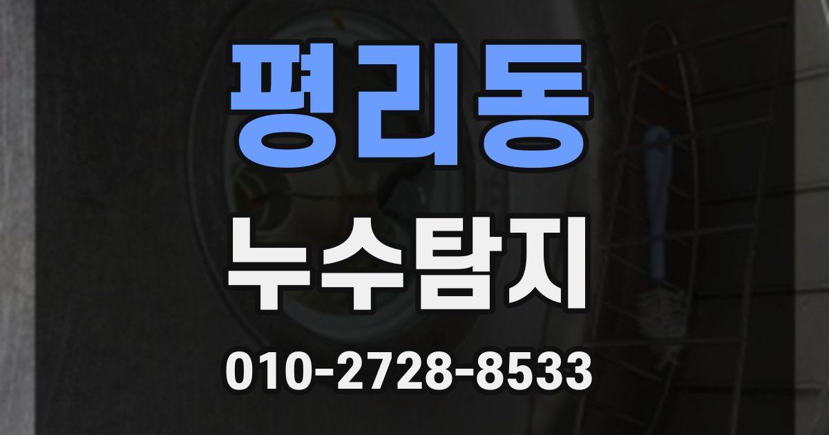 평리동 누수공사