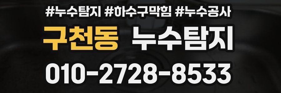 구천동 누수탐지업체