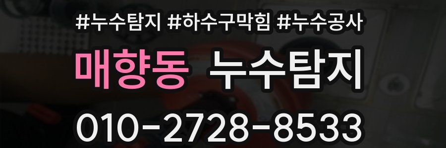 매향동 누수탐지업체