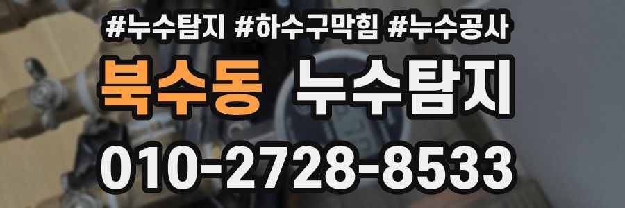 북수동 누수탐지업체