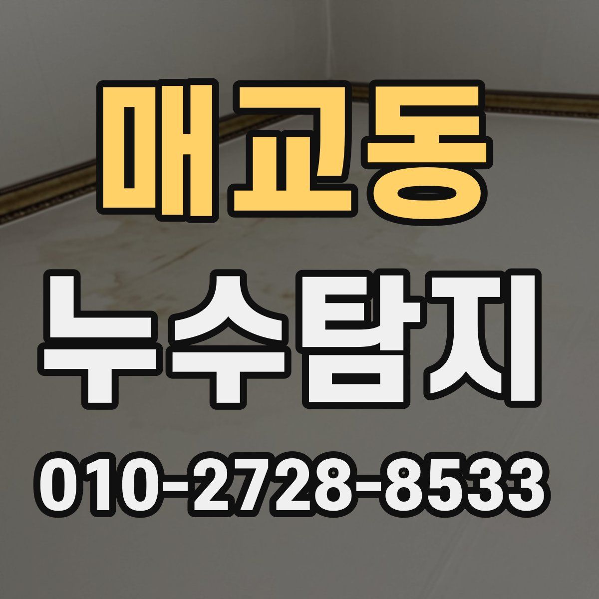 매교동 누수탐지