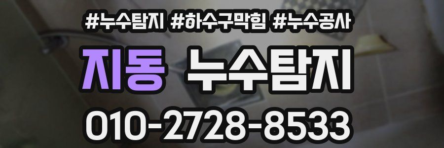 지동 누수탐지업체