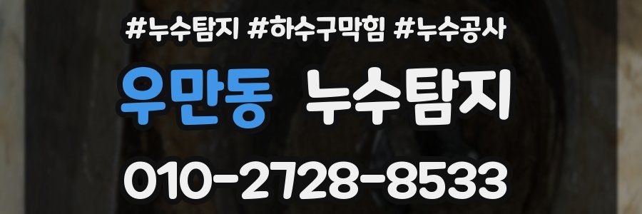우만동 누수탐지업체