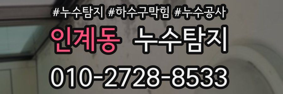 인계동 누수탐지업체