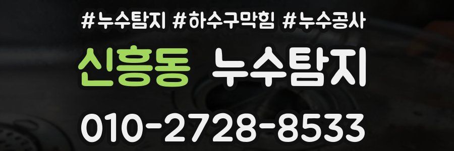 신흥동 누수탐지업체