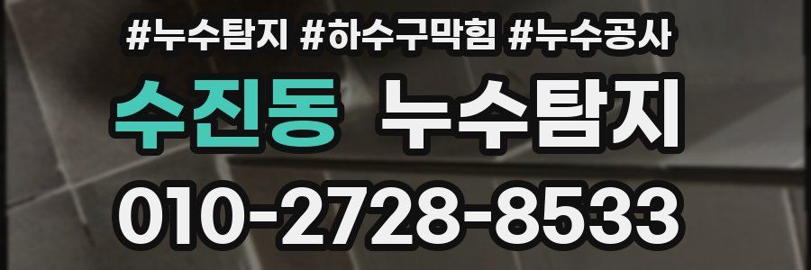 수진동 누수탐지업체