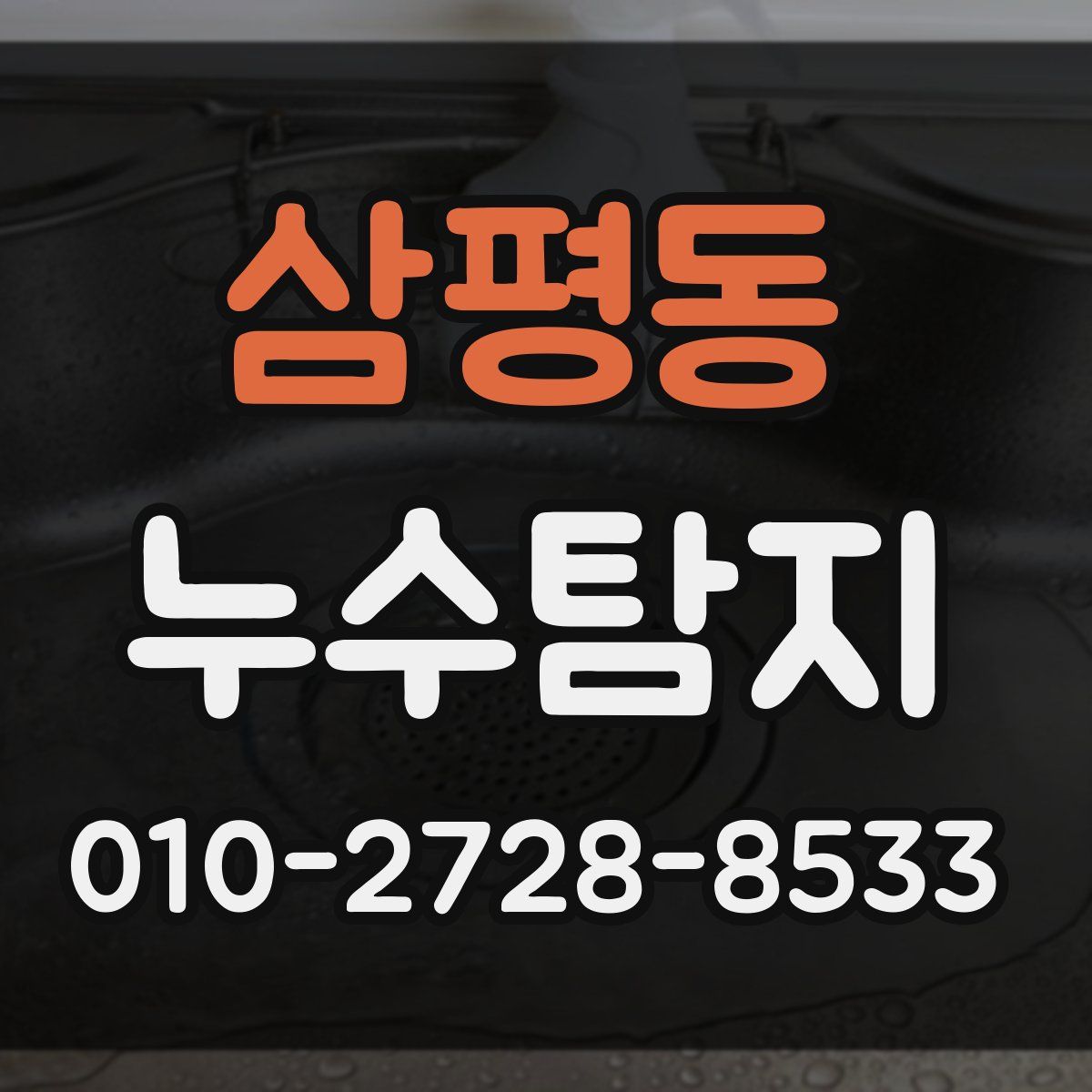 삼평동 누수탐지