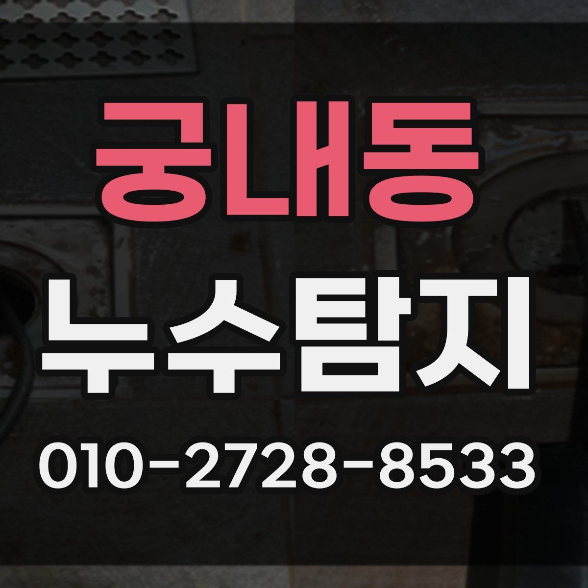 궁내동 누수탐지