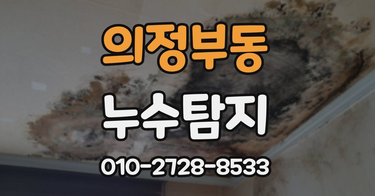 의정부동 누수공사