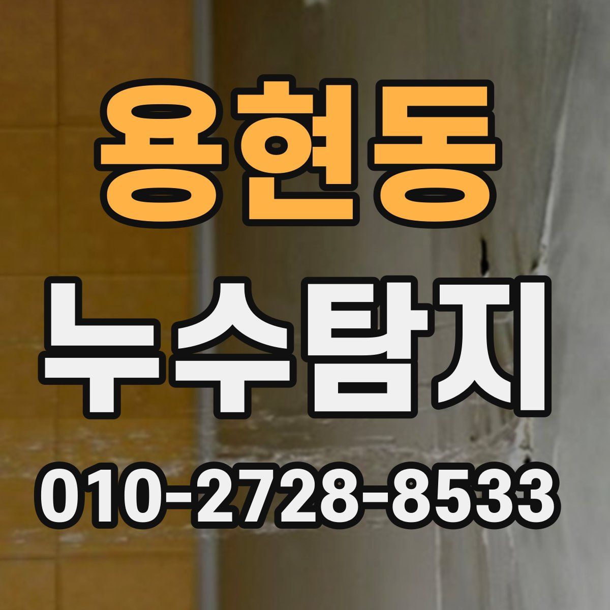 용현동 누수탐지
