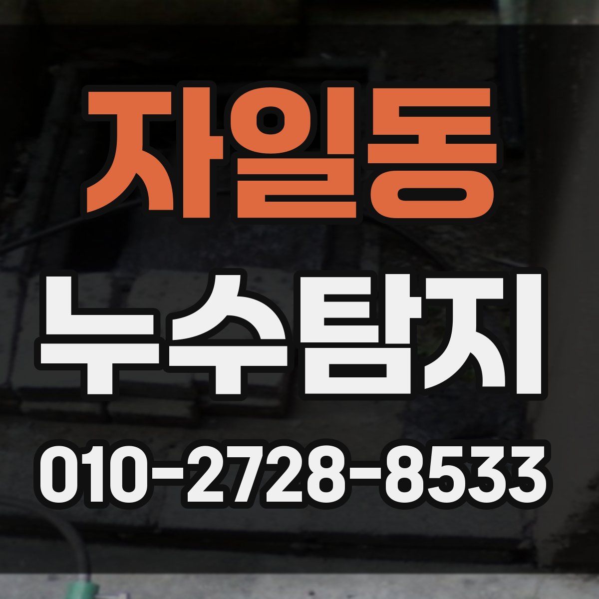 자일동 누수탐지