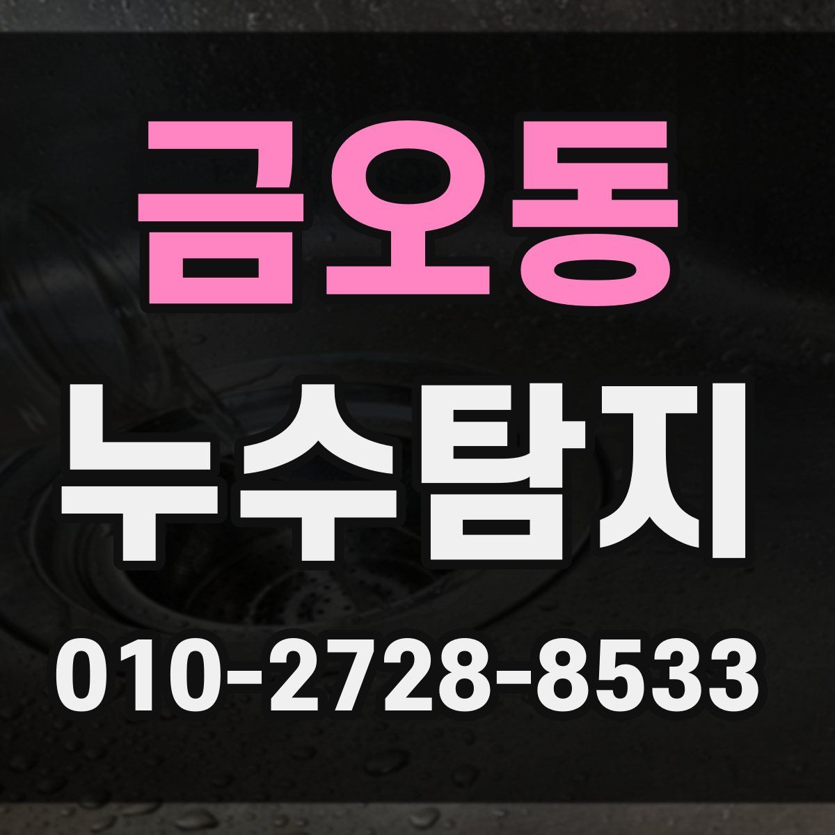 금오동 누수탐지