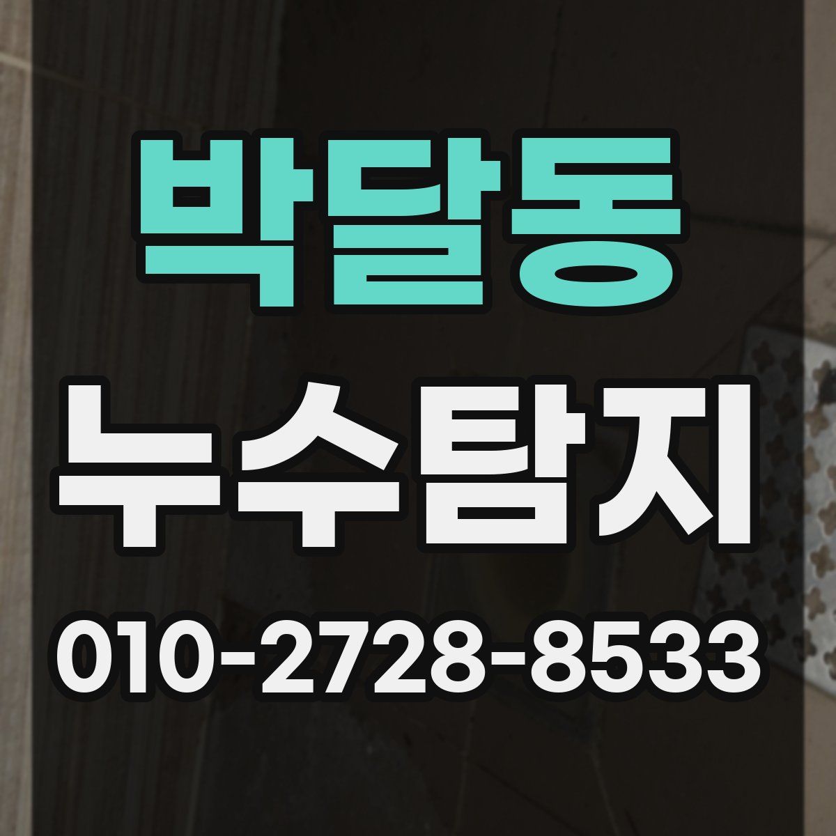 박달동 누수탐지