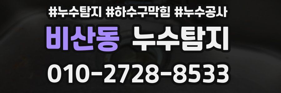 비산동 누수탐지업체