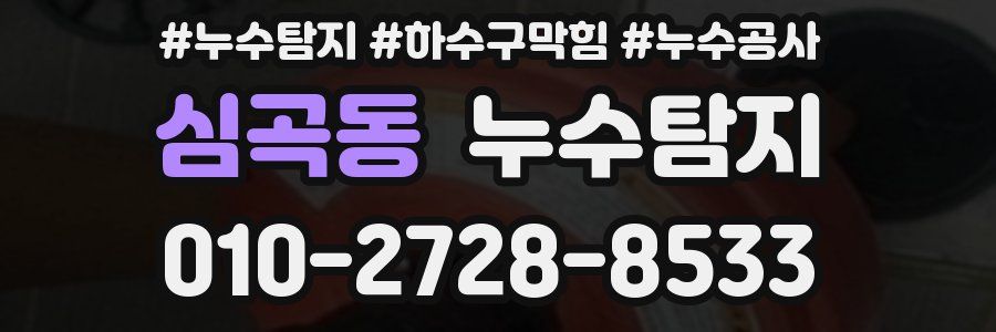 심곡동 누수탐지업체