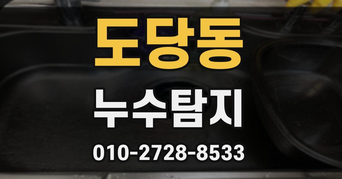 도당동 누수공사