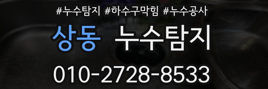 상동 누수탐지업체