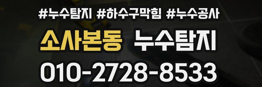 소사본동 누수탐지업체