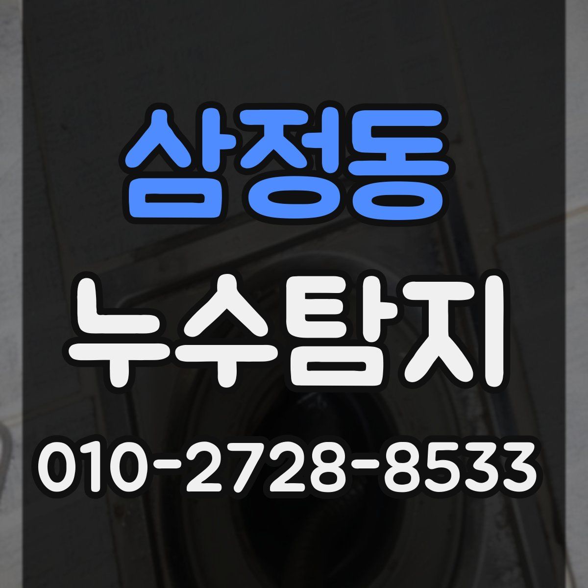 삼정동 누수탐지