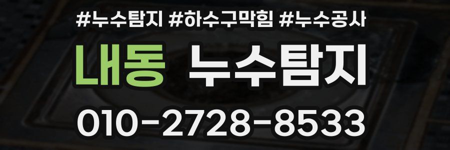 내동 누수탐지업체