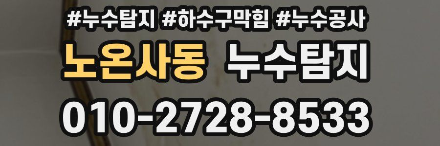 노온사동 누수탐지업체