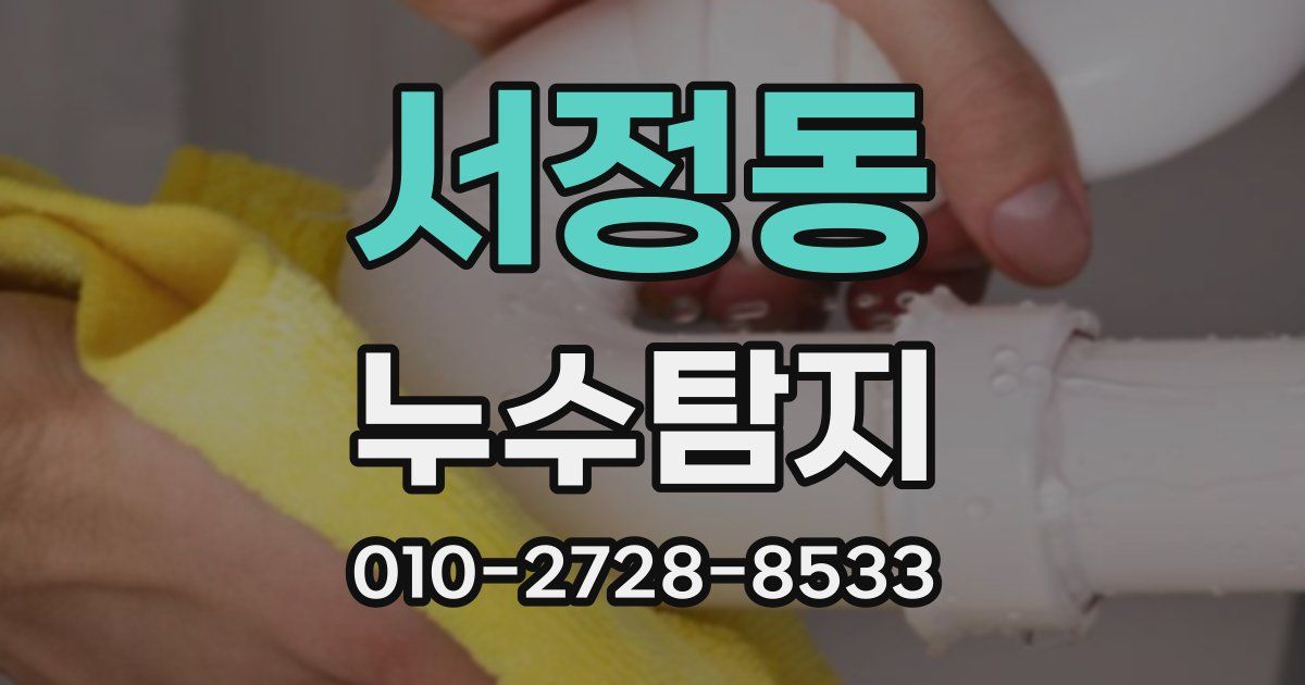 서정동 누수공사