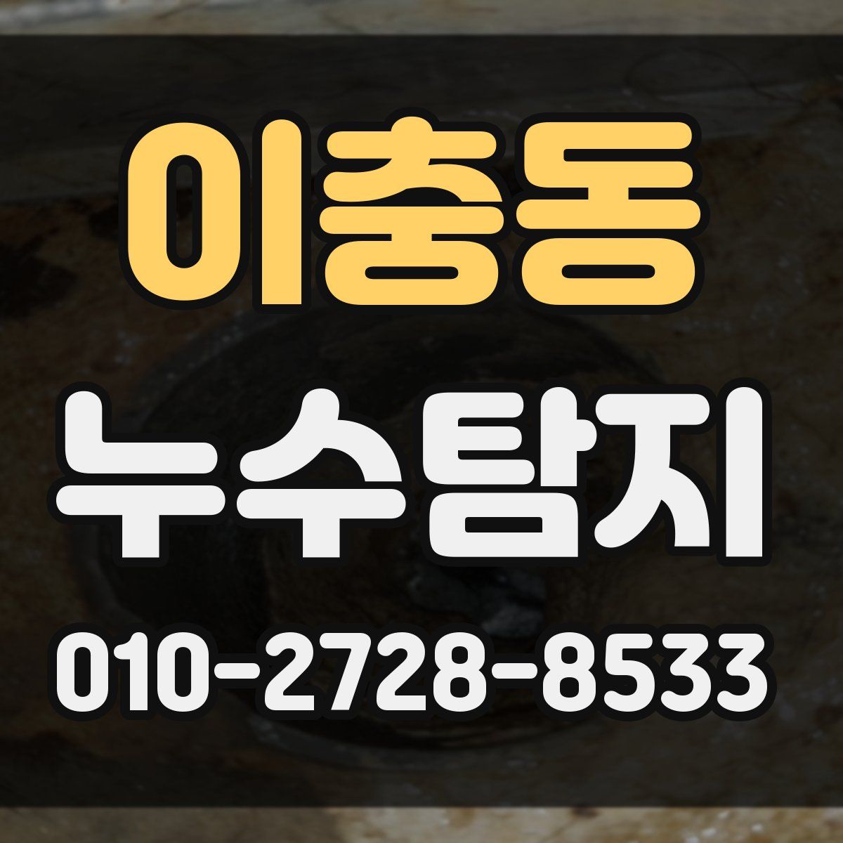 이충동 누수탐지