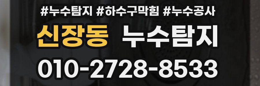 신장동 누수탐지업체