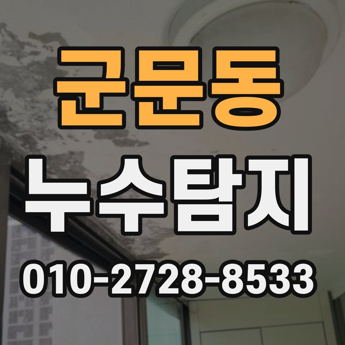 군문동 누수탐지