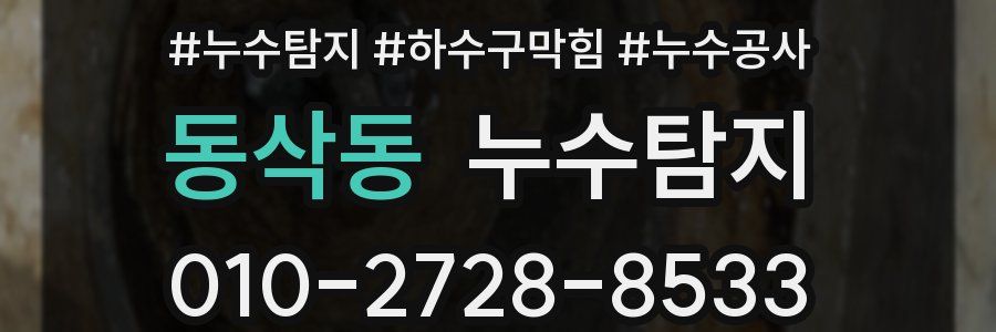 동삭동 누수탐지업체