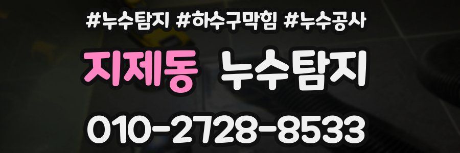 지제동 누수탐지업체