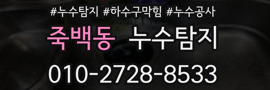 죽백동 누수탐지업체